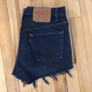 Redone levis jeans shorts